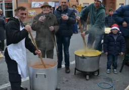 cin cin con il reduce di Russia Giuseppe Fornero